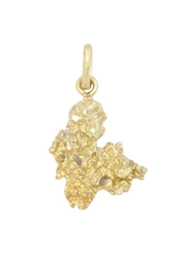 PENDENTIF PÉPITE NATURELLE — vue 3