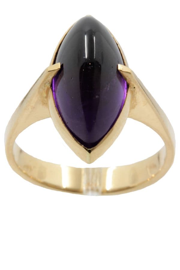 BAGUE MODERNE AMÉTHYSTE — vue 1