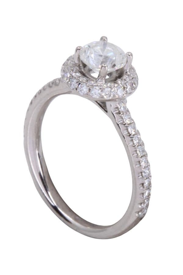 BAGUE DIAMANTS MODERNE — vue 4
