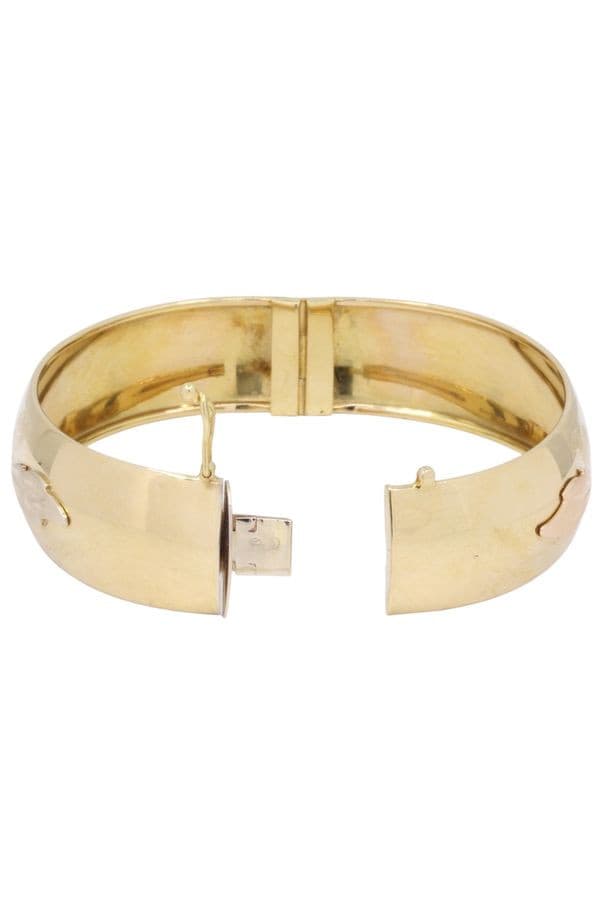 BRACELET JONC OUVRANT 3 ORS — vue 3