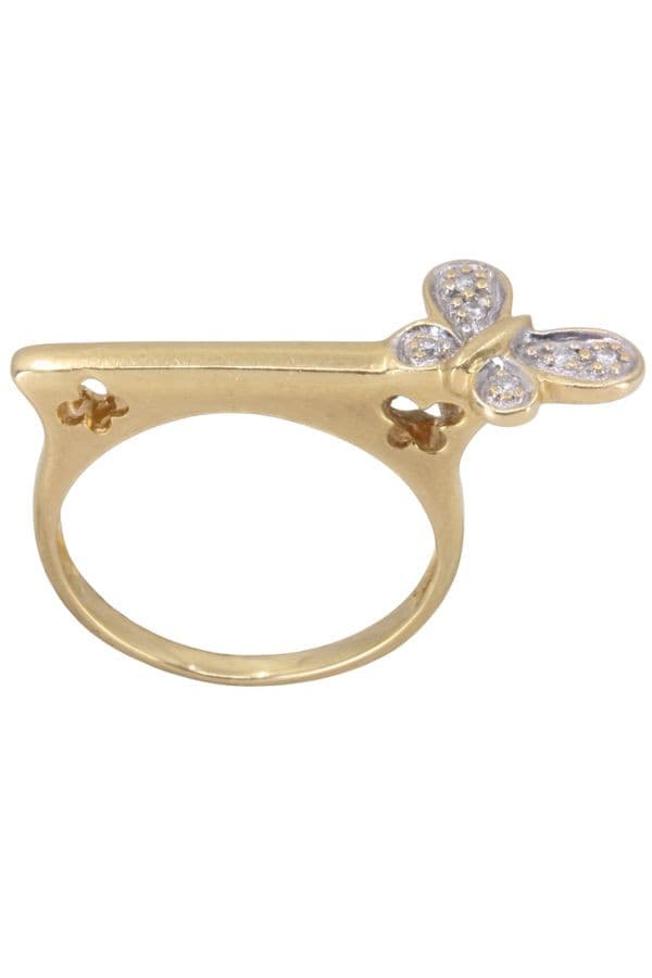 BAGUE PAPILLON DIAMANTS