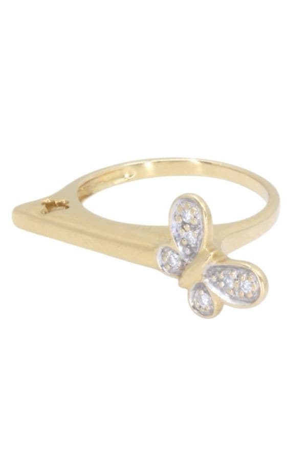 BAGUE PAPILLON DIAMANTS — vue 6