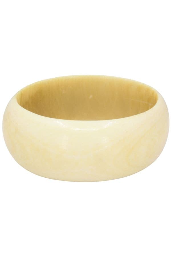 BRACELET JONC MANCHETTE IVOIRE — vue 1
