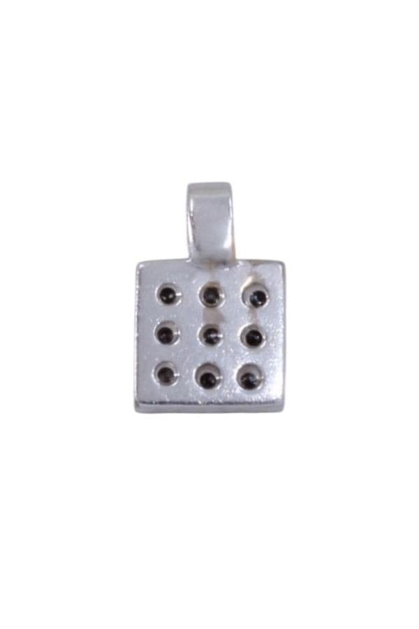 PENDENTIF CARRÉ DIAMANTS — vue 3