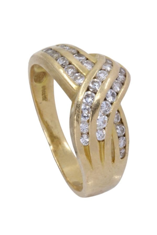 BAGUE RUBAN DIAMANTS — vue 5