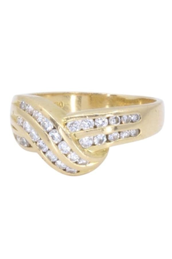 BAGUE RUBAN DIAMANTS — vue 6