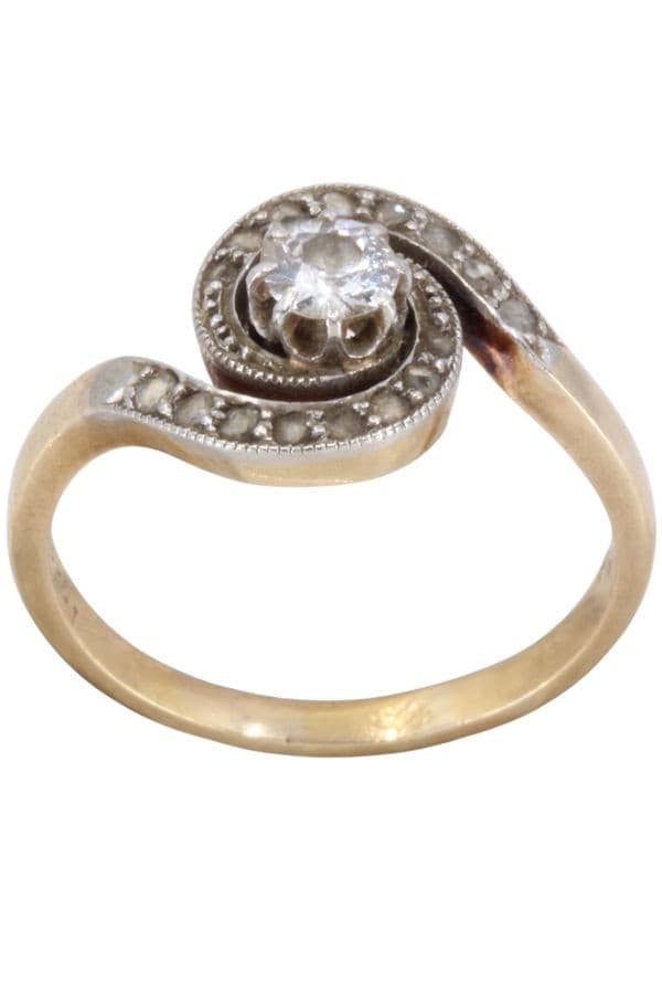 BAGUE TOURBILLON DIAMANT — vue 1