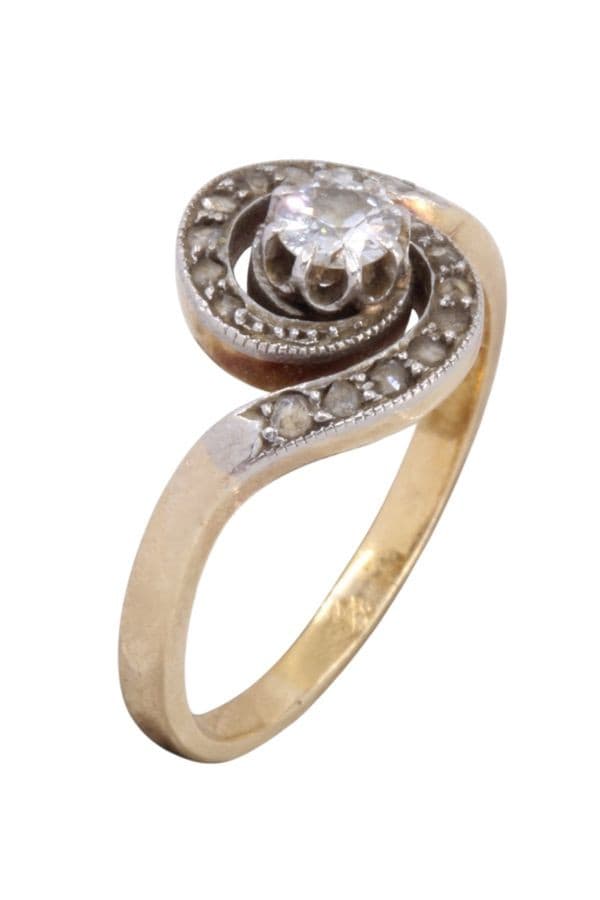 BAGUE TOURBILLON DIAMANT — vue 3