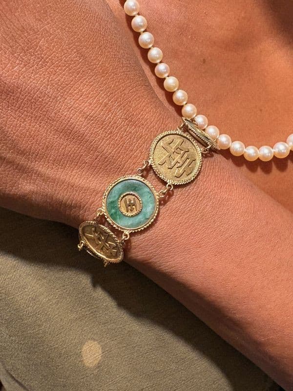 BRACELET ANCIEN JADE — vue 2
