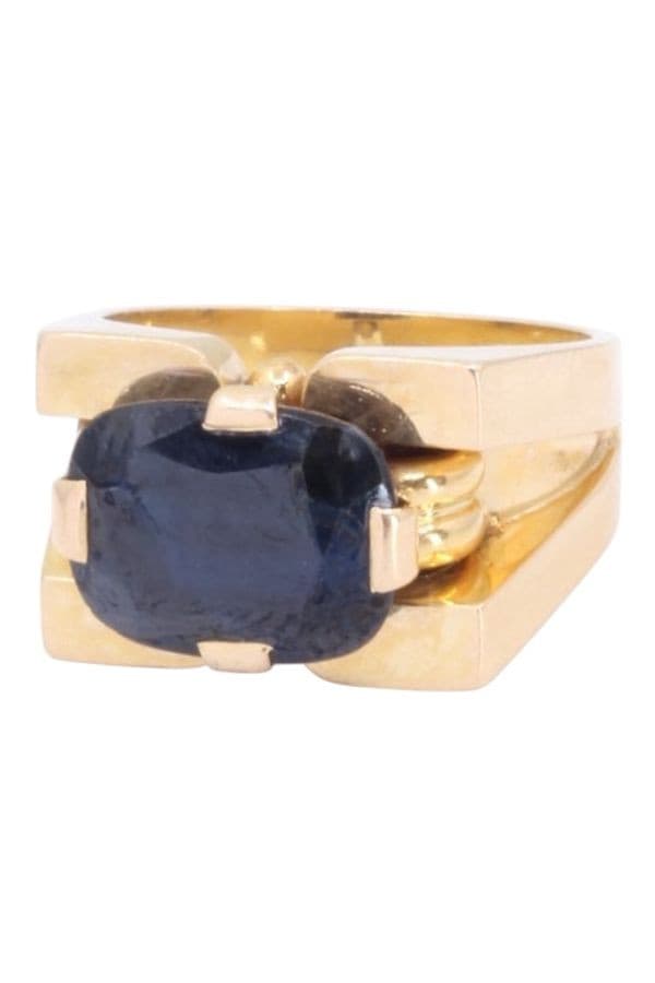 BAGUE TANK SAPHIR — vue 5