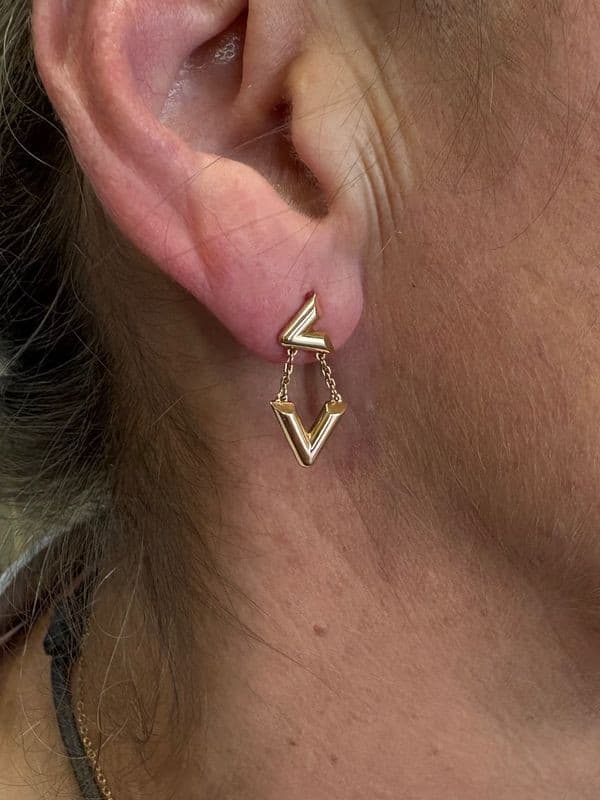 BOUCLES D'OREILLES L. VUITTON VOLT UPSIDE DOWN — vue 2