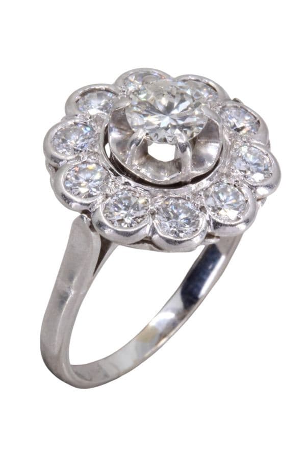 BAGUE MARGUERITE DIAMANTS — vue 3