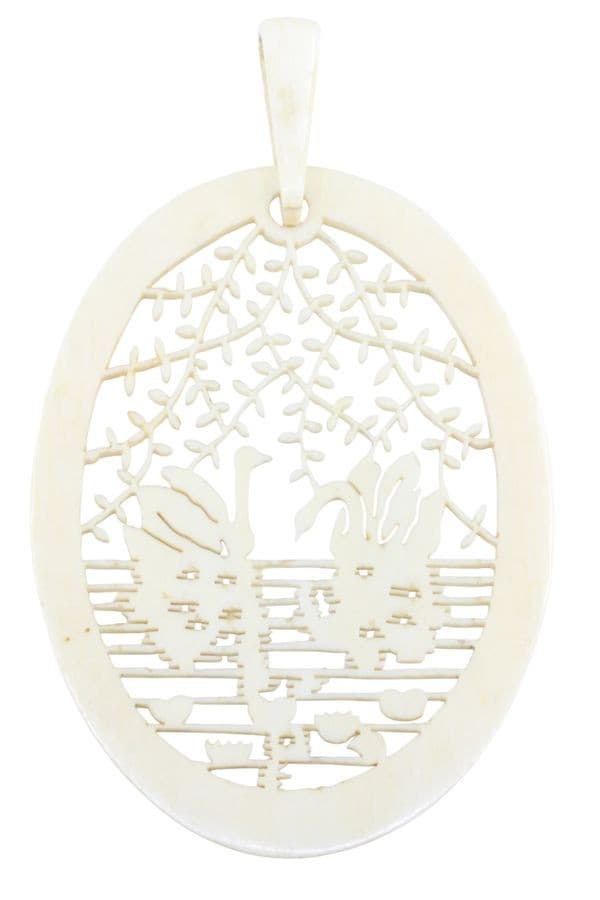 PENDENTIF ANCIEN IVOIRE — vue 1