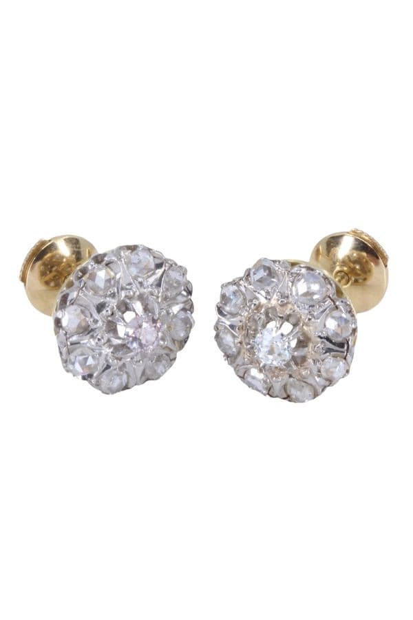 BOUCLES D'OREILLES MARGUERITE DIAMANTS — vue 1