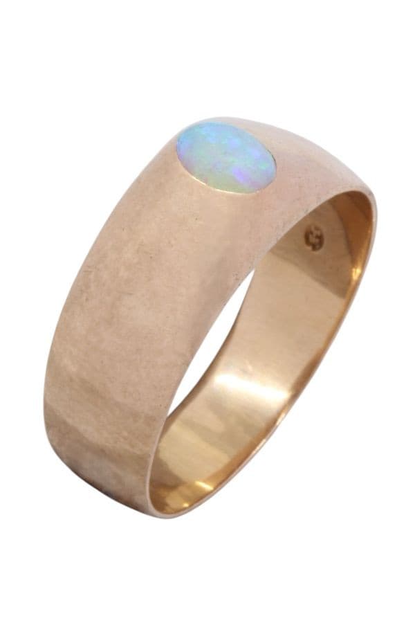 BAGUE JONC OPALE — vue 3