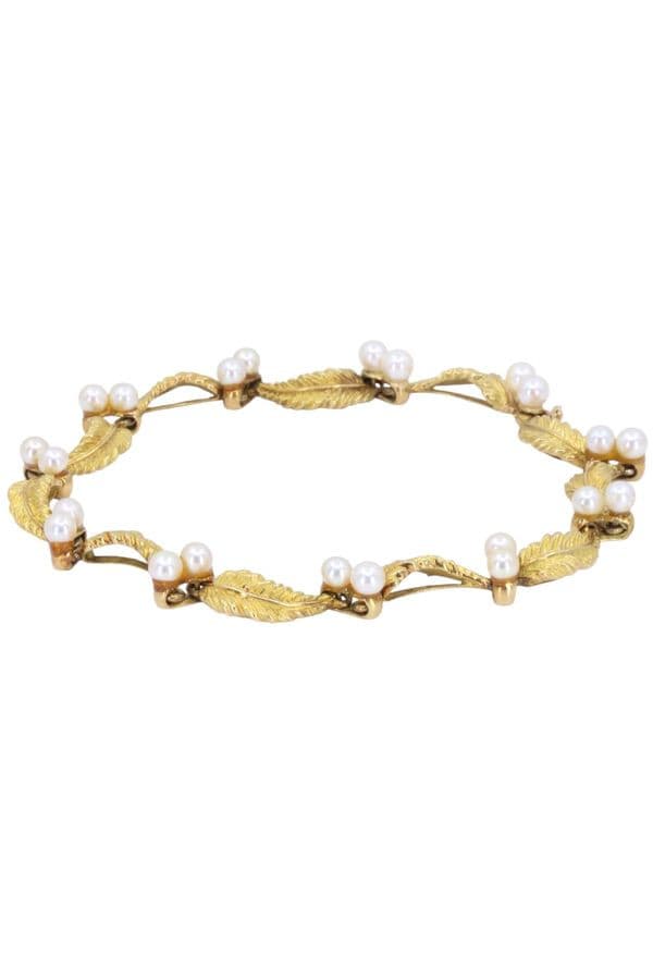 BRACELET ANCIEN PERLES — vue 1