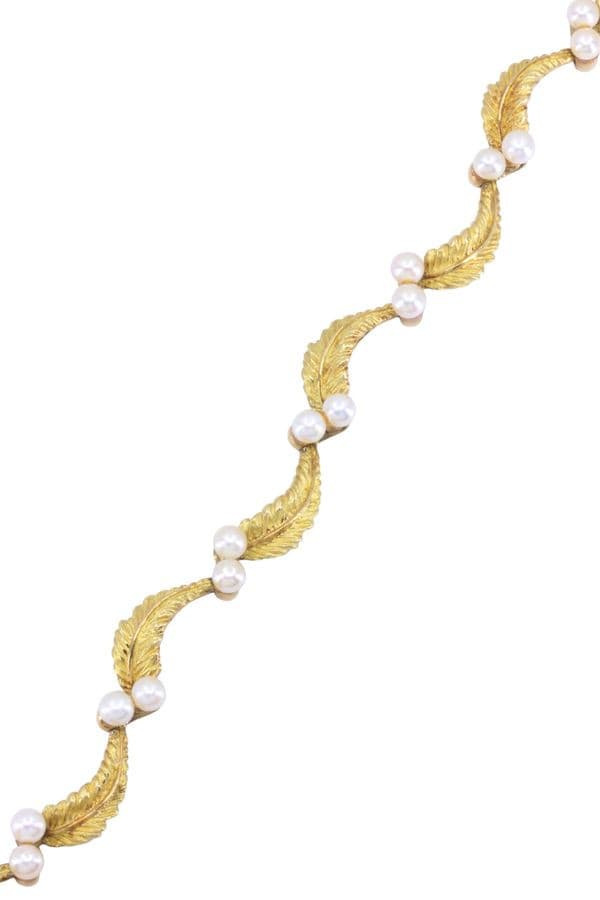 BRACELET ANCIEN PERLES — vue 3