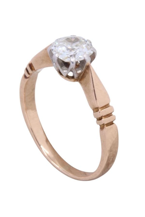SOLITAIRE ANCIEN DIAMANT — vue 4