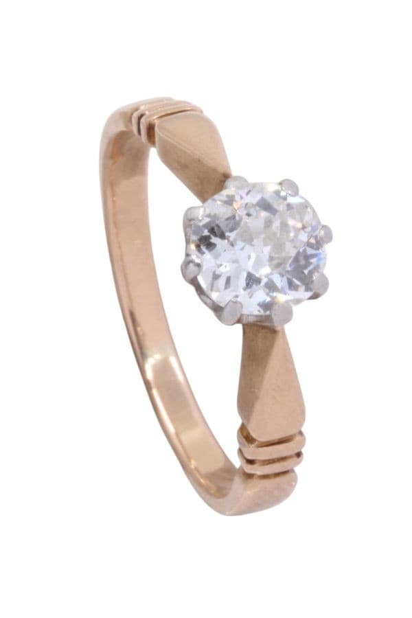 SOLITAIRE ANCIEN DIAMANT — vue 5