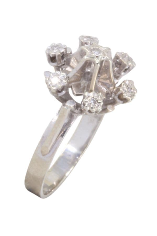 BAGUE FLEUR DIAMANTS — vue 3