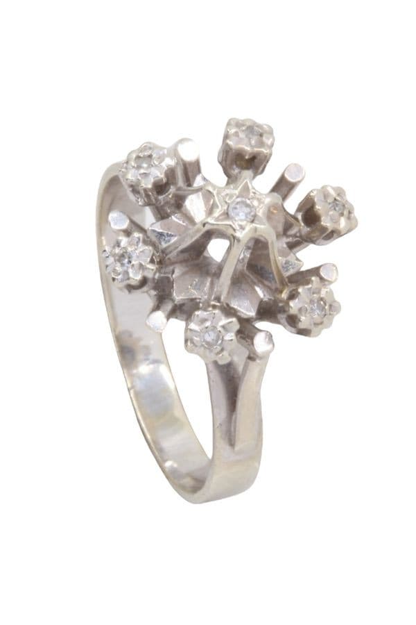 BAGUE FLEUR DIAMANTS — vue 5