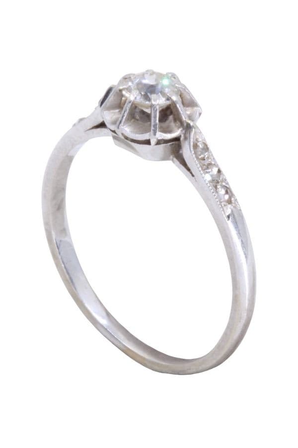 SOLITAIRE ANCIEN DIAMANTS — vue 4
