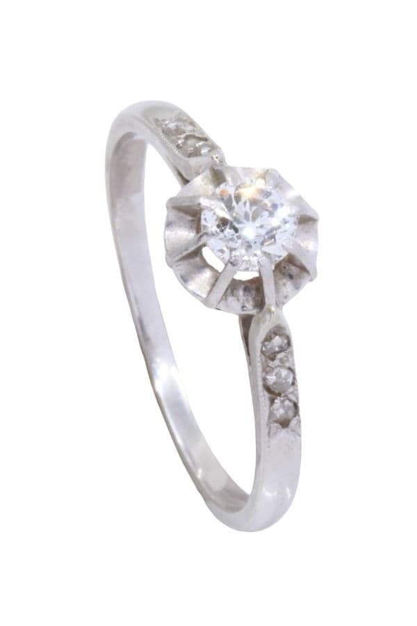 SOLITAIRE ANCIEN DIAMANTS — vue 5