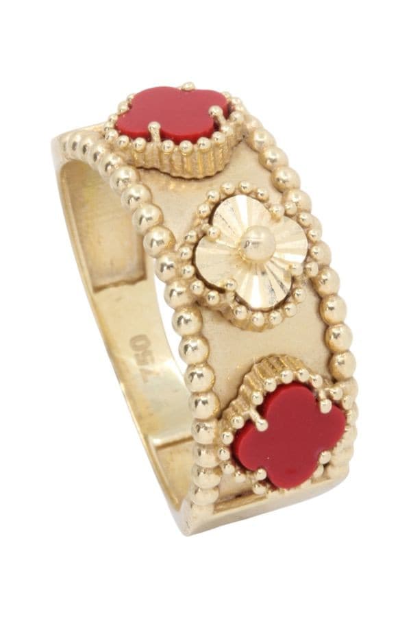 BAGUE 3 TRÈFLES — vue 5