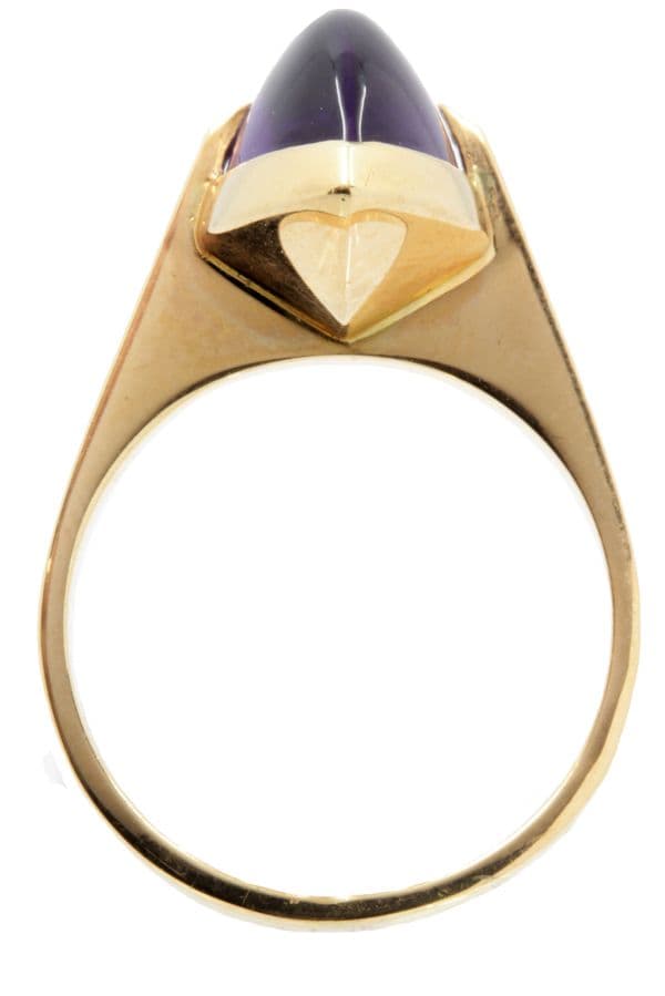 BAGUE MODERNE AMÉTHYSTE — vue 6