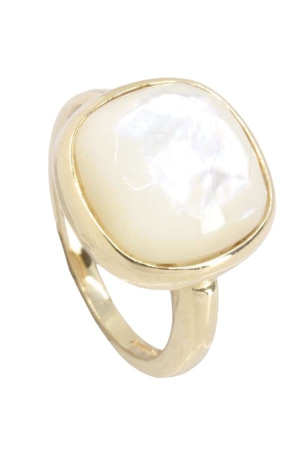 BAGUE MODERNE NACRE — vue 4