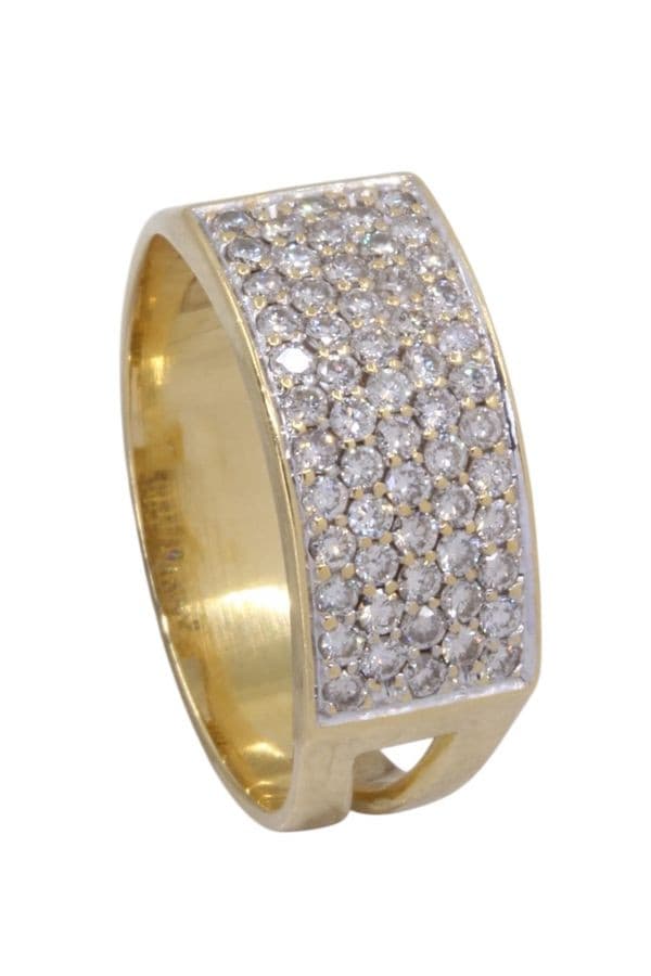 BAGUE PAVAGE DIAMANTS — vue 5