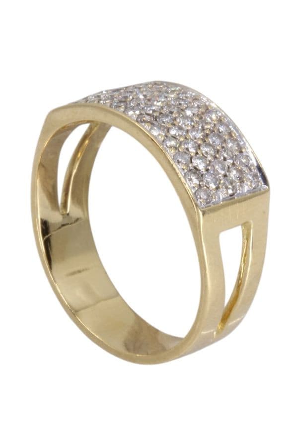 BAGUE PAVAGE DIAMANTS — vue 4