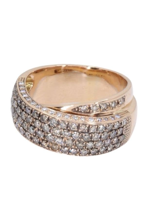 BAGUE PAVAGE DIAMANTS — vue 6