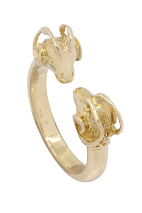 BAGUE BELIERS MODERNE — vue 5