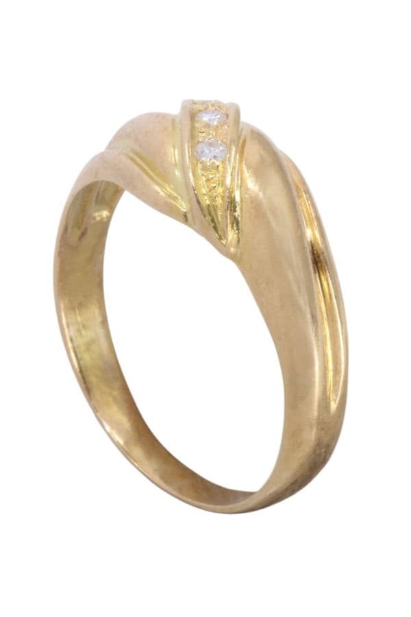 BAGUE ENTRELACÉE DIAMANTS — vue 4