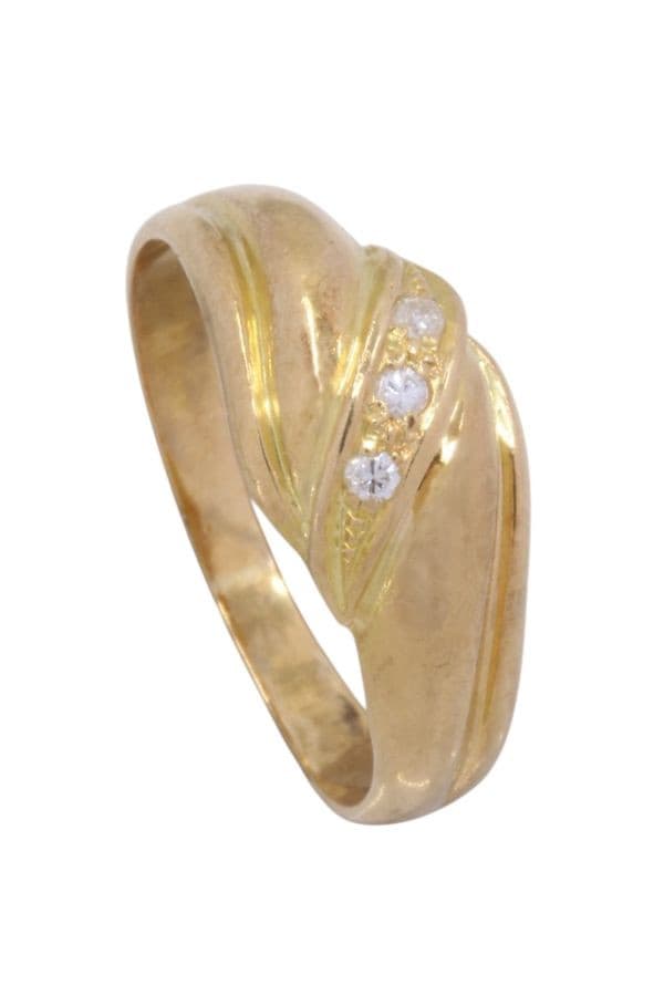 BAGUE ENTRELACÉE DIAMANTS — vue 5