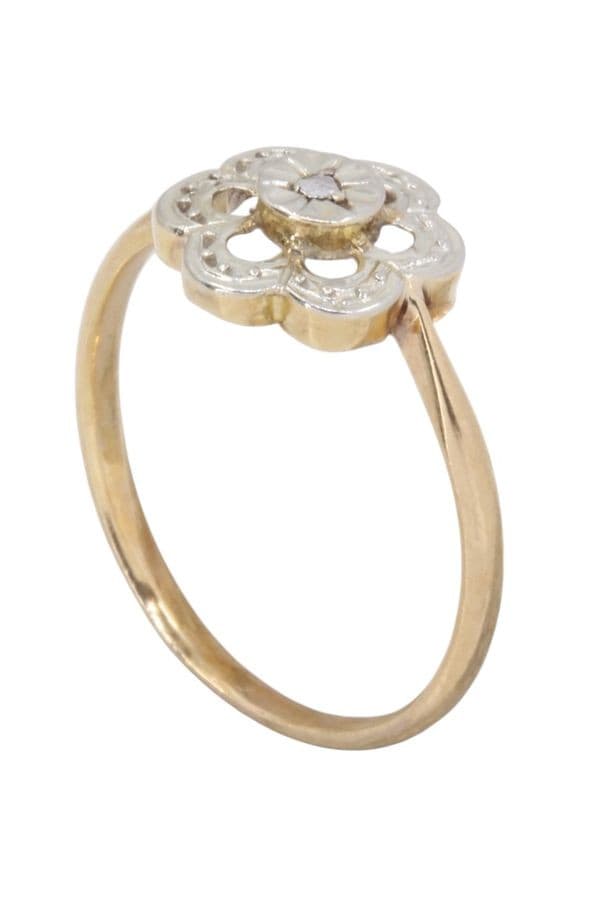 BAGUE ART-NOUVEAU — vue 4
