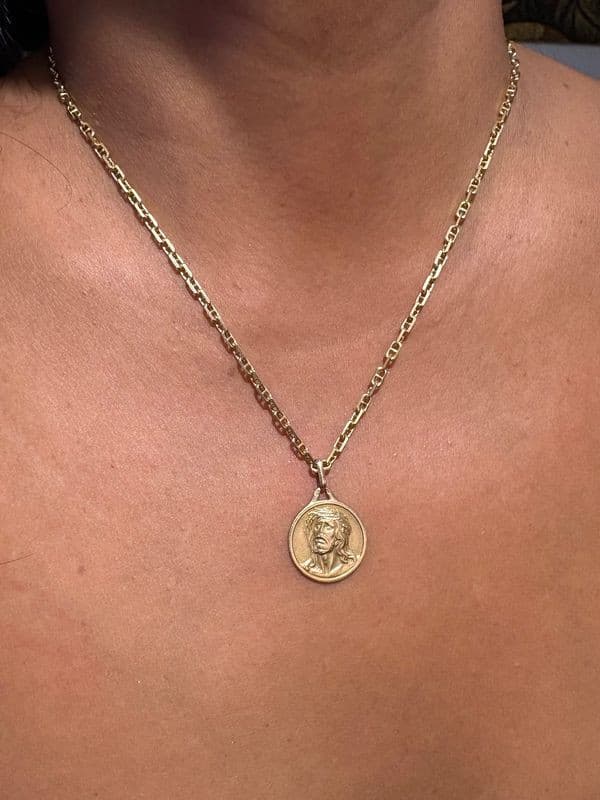 MÉDAILLE CHRIST ANCIENNE — vue 2