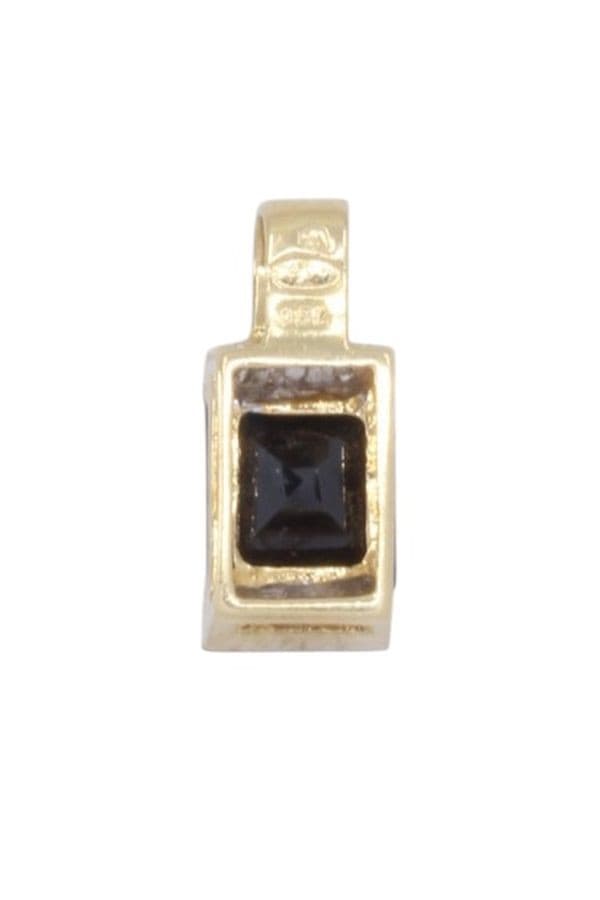 PENDENTIF SAPHIR ET DIAMANTS — vue 3
