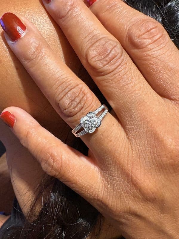 BAGUE MAUBOUSSIN "CHANCE OF LOVE N°2" — vue 2