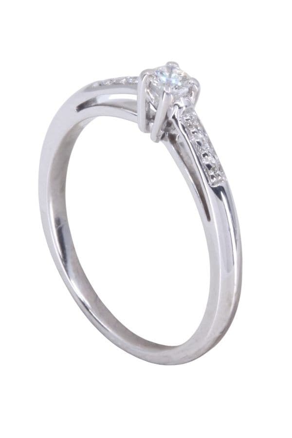 SOLITAIRE MAUBOUSSIN "TU ES LE SEL DE MA VIE" — vue 4
