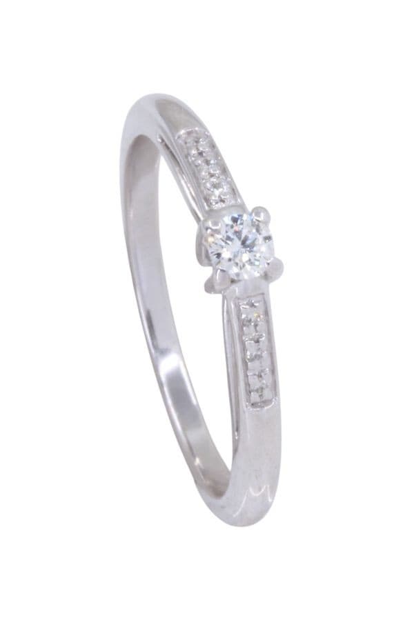 SOLITAIRE MAUBOUSSIN "TU ES LE SEL DE MA VIE" — vue 5