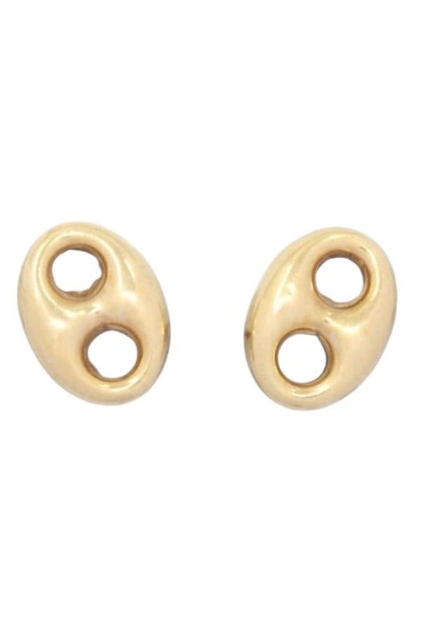 BOUCLES D'OREILLES GRAINS DE CAFÉ — vue 1