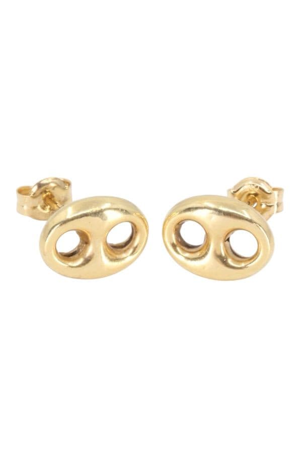 BOUCLES D'OREILLES GRAINS DE CAFÉ — vue 3
