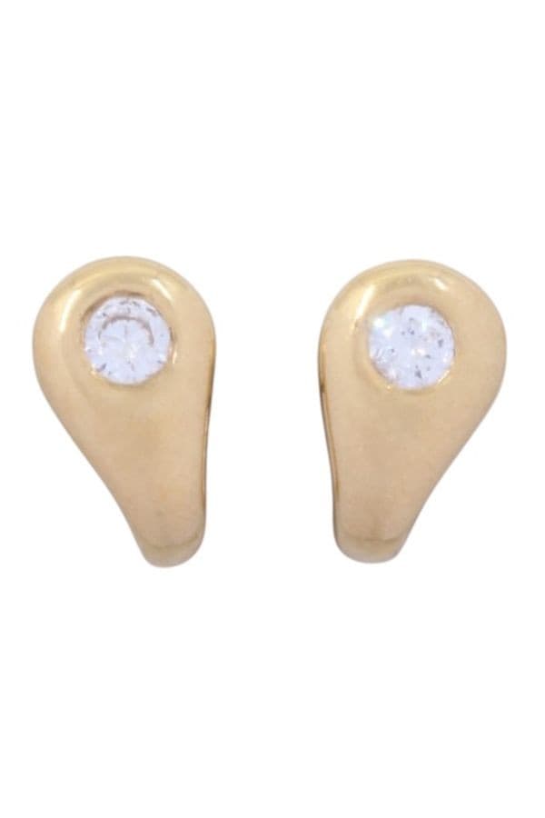 BOUCLES D'OREILLES MODERNE DIAMANTS