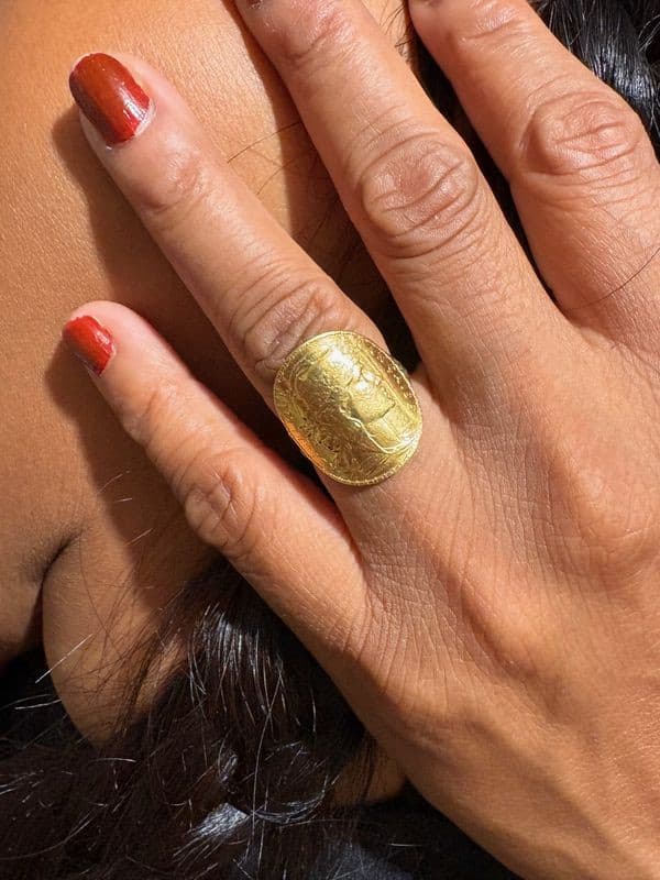 BAGUE PIÈCE 20 FRANCS — vue 2