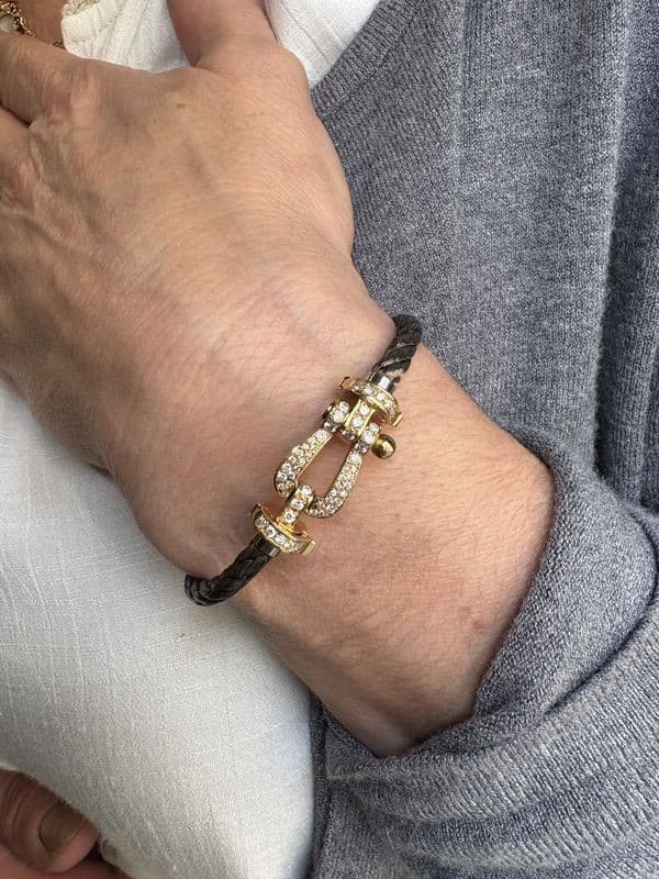 BRACELET FRED FORCE 10 GM DIAMANTS — vue 2
