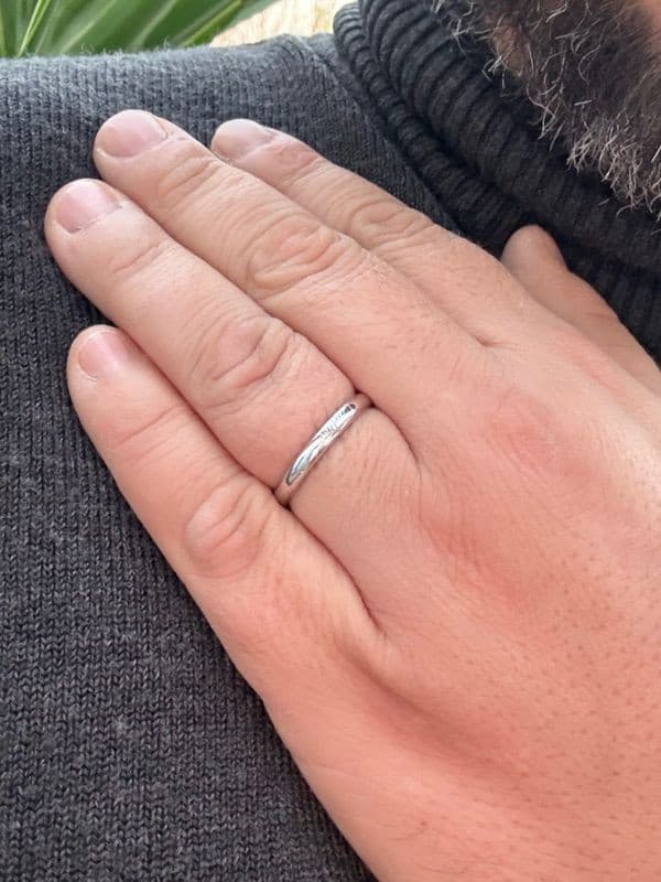 ALLIANCE CARTIER 1895 PLATINE — vue 2