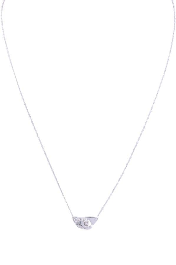 COLLIER DINH VAN R8 SEMI PAVE
