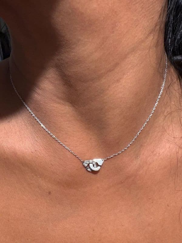 COLLIER DINH VAN R8 SEMI PAVE — vue 2